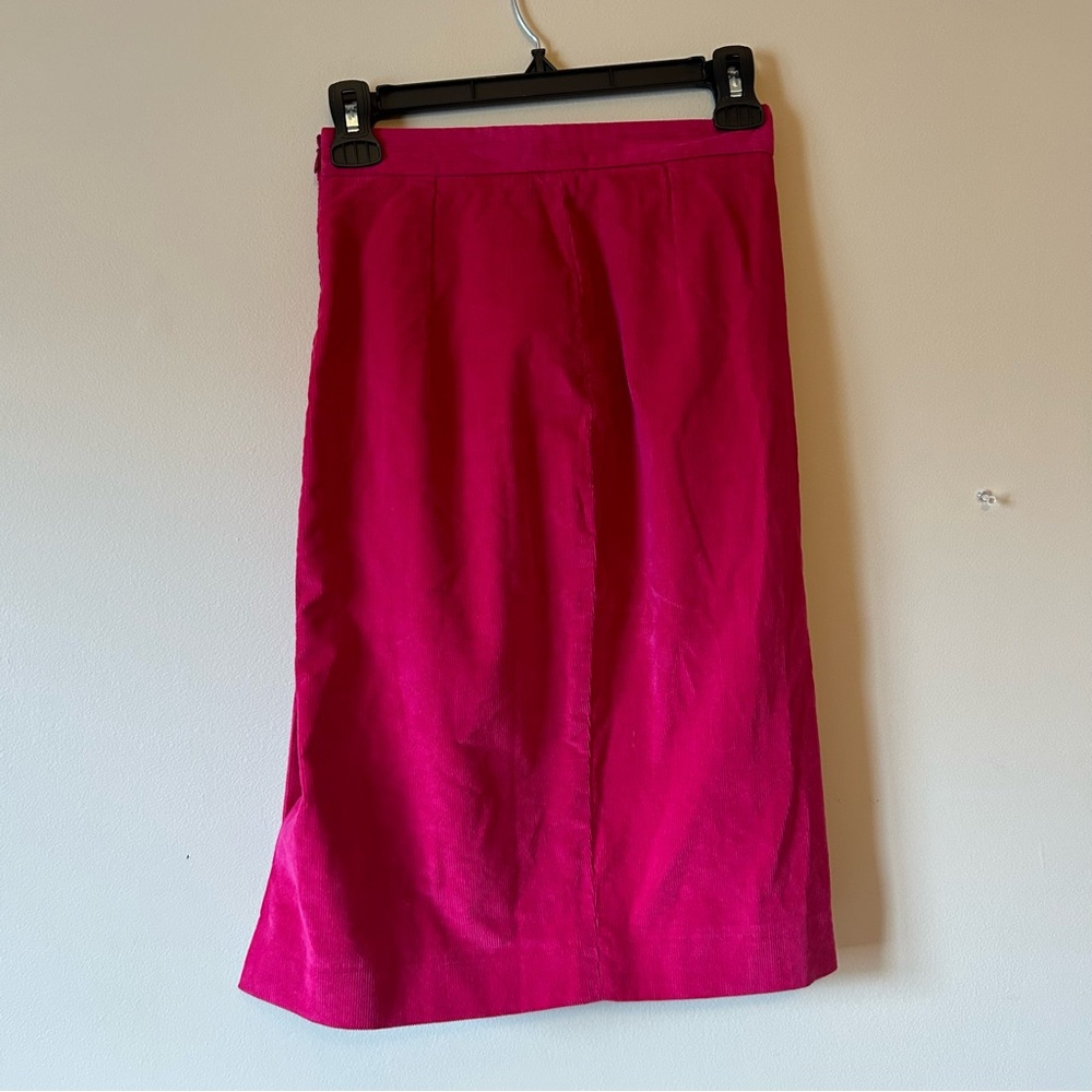 Dsquared2 pink corduroy pencil skirt size xs